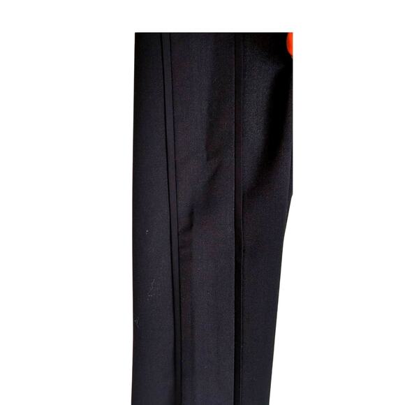Tory Burch Wool Black Pants Trousers, Side Panel, Stretch Waist, Sz 8, NWOT - Picture 3 of 10